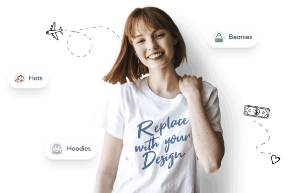 An image of a cozy gray sweatshirt with custom embroidery on the chest. The embroidery features a vibrant, colorful design of flowers and leaves, adding a unique and personal touch to the garment.